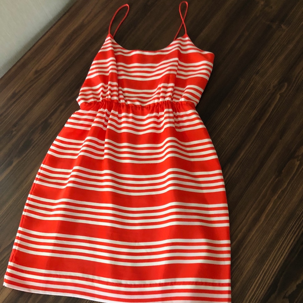 🎉SALE🎉 JCREW Strappy Stripe Dress